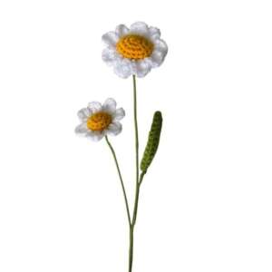 Crochet Daisy Flower single piece - Cottagecore Home Decor, Gift for Her, Cheerful Desk accessory